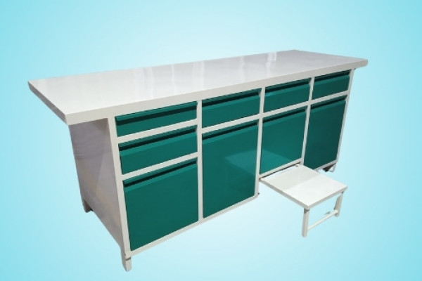 5 Drawer, 4 Cabinet  With Mattress,  Foot Step