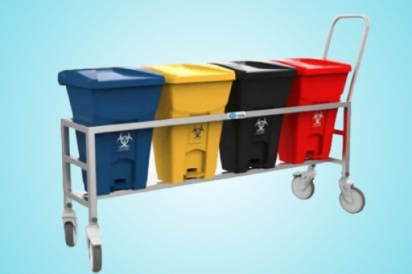 Bio Waste Dustbin Trolley